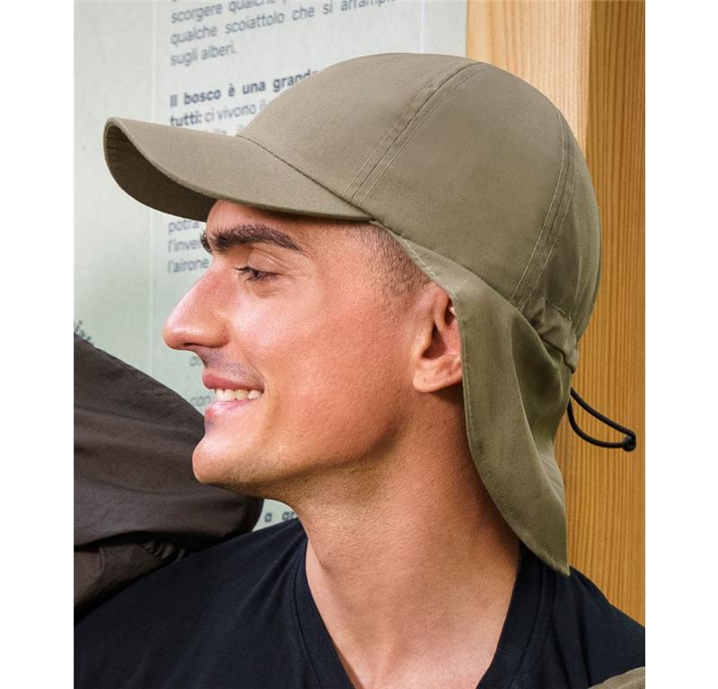 6 Panel Cap with Neck Protection Nomad-S