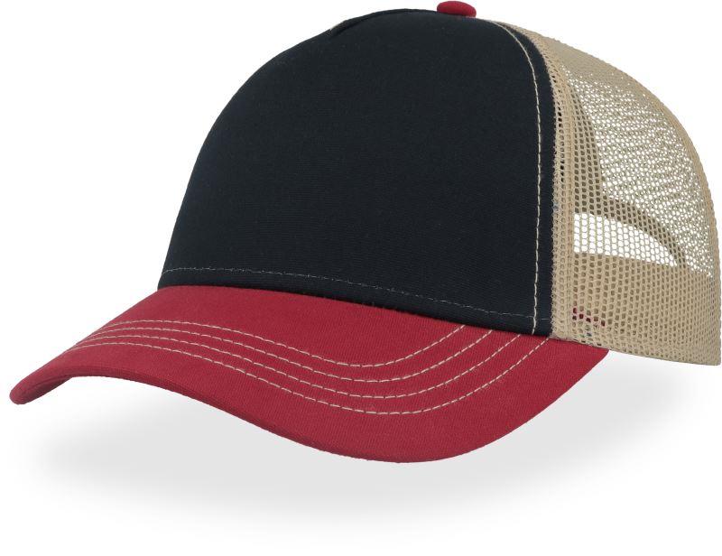5 Panel Trucker Kappe Rapper Canvas-S