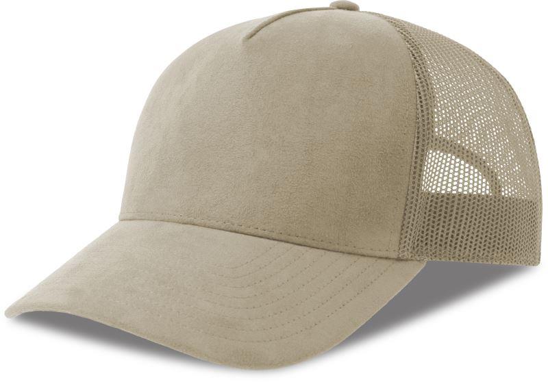 5 Panel Trucker Cap Rapper Suede-S