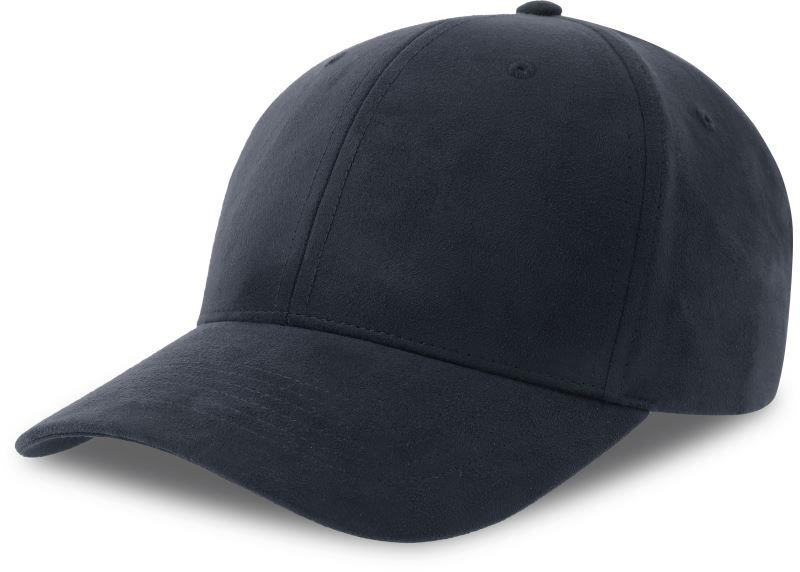 6 Panel cap suede look Fam-S