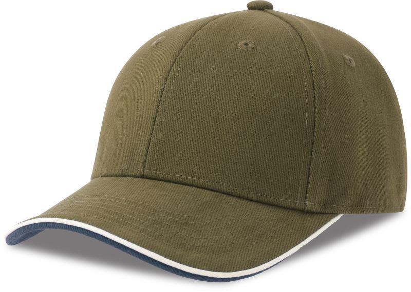 Heavy 6 Panel Sandwich Cap Pilot Piping