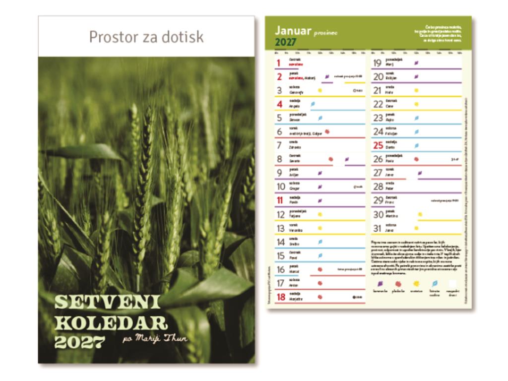 Setveni koledar po MARIJI THUN
