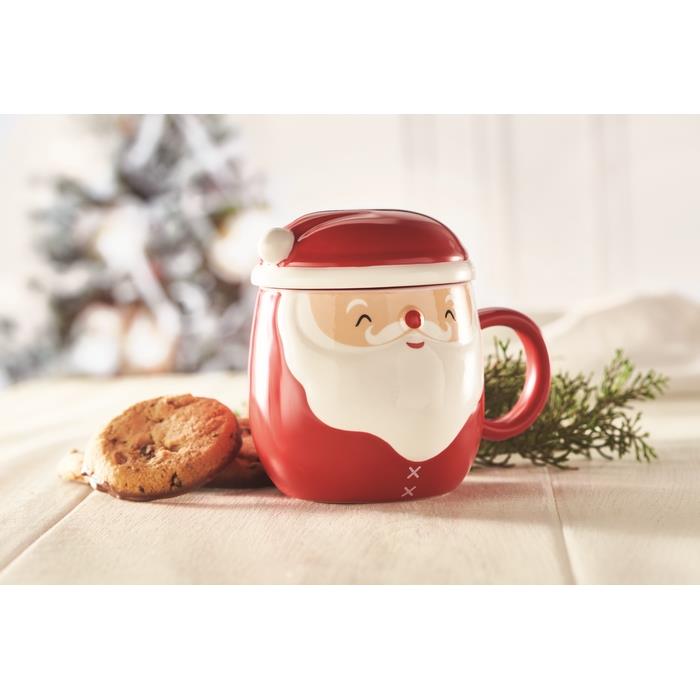 Keramični lonček božiček SANTA