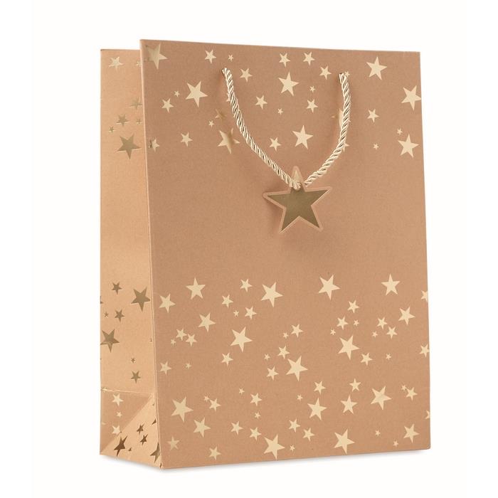 Gift paper bag with pattern SPARKLE