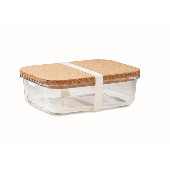 Lunchbox Glas mit Kork CANOA