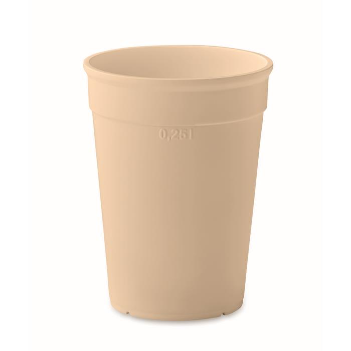 Recycelter PP-Becher 250 ml AWAYCUP
