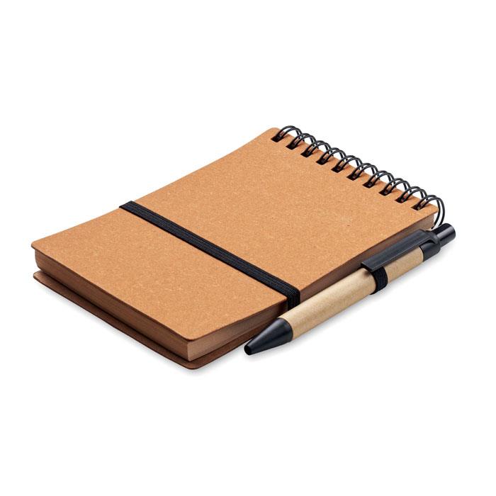 Recycled notebook with ball pen NOTIE