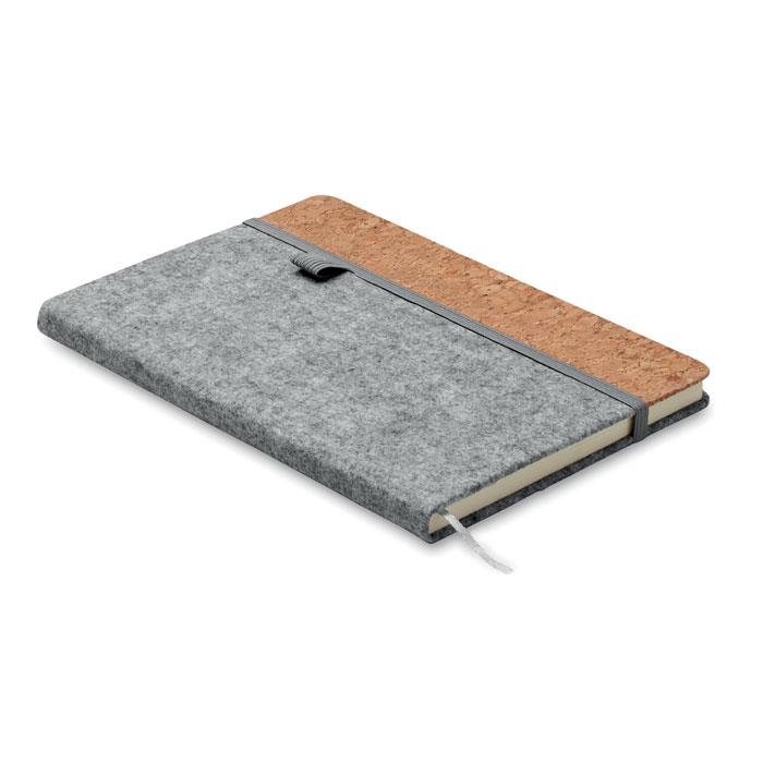 Zvezek A5 iz filca CORKBOOK