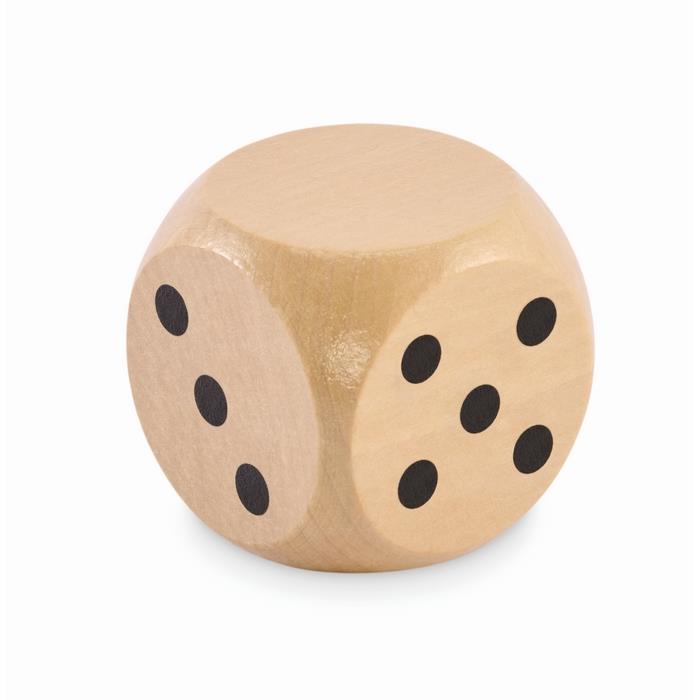 Schima wooden dice 5cm dia DADO