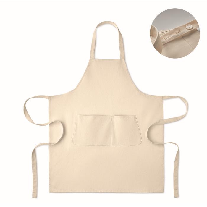 Organic cotton apron 240 gr/m2 GAMMA COL