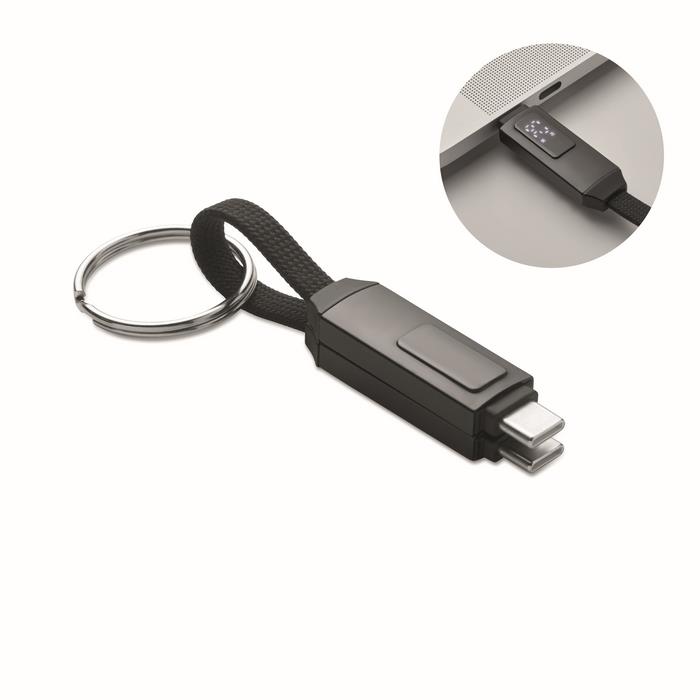 60W charging cable keyring KEYSTO