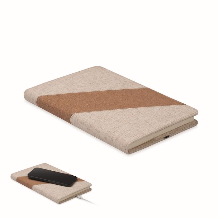 Zvezek A5 s 15W polnilcem, CORTONA