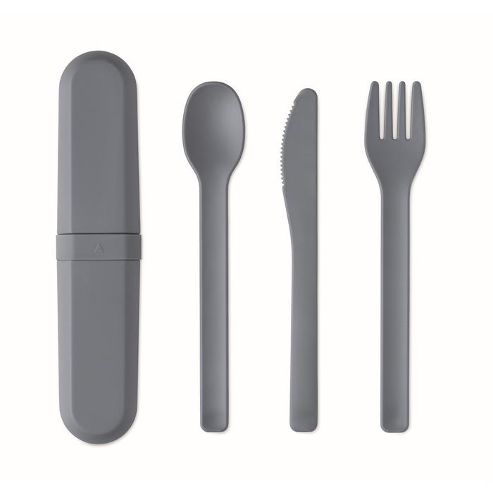 Cutlery set and case in PLA BITEFUL