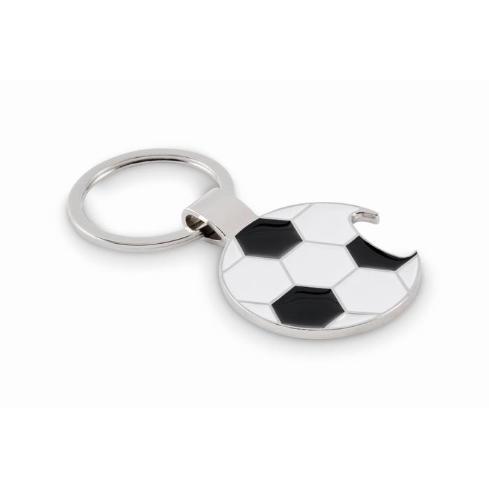 Football keyring with opener OPEN GOAL
