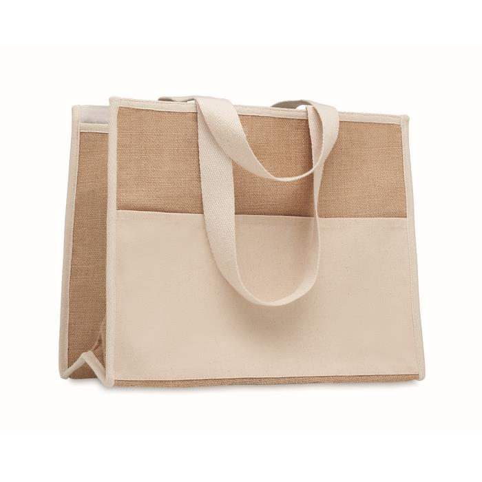 Jute-Canvas Shopping Tasche CAMPO DE GEL