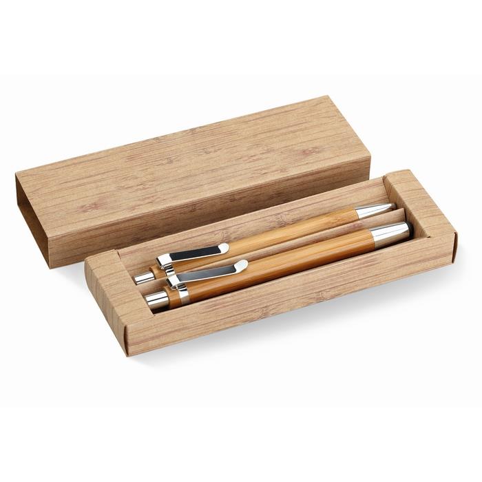 Bamboo pen and pencil set BAMBOOSET
