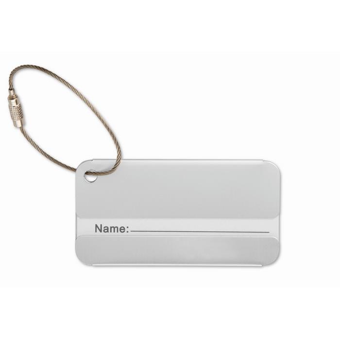 Aluminium luggage tag TAGGY