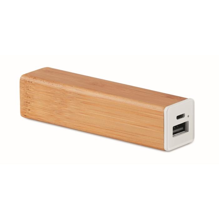 Power bank bamboo 2200 mAh POWERBAM