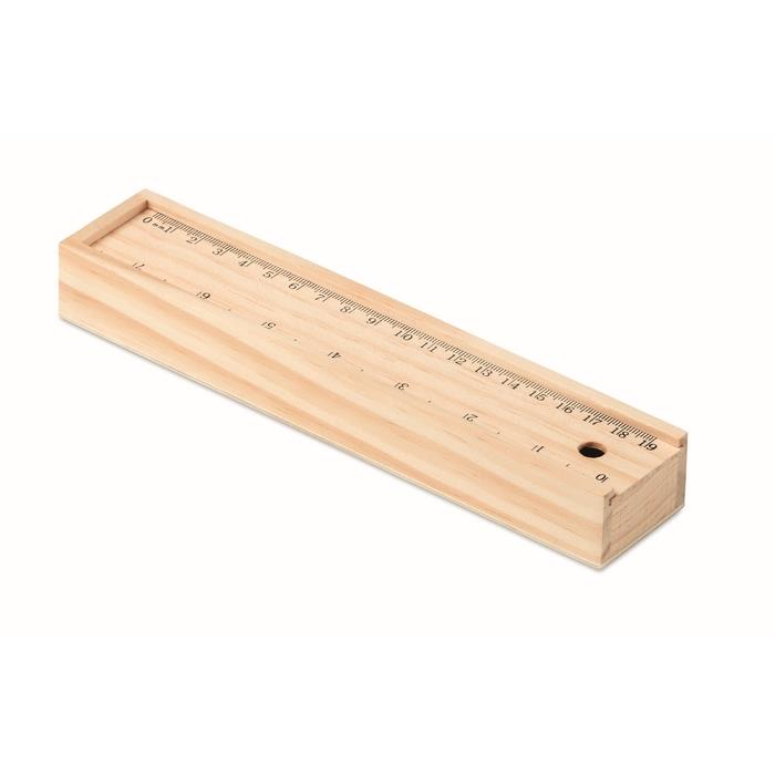 Stationery set in wooden box TODO SET