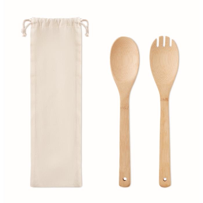 Set bamboo utensils salad MAYEN SET