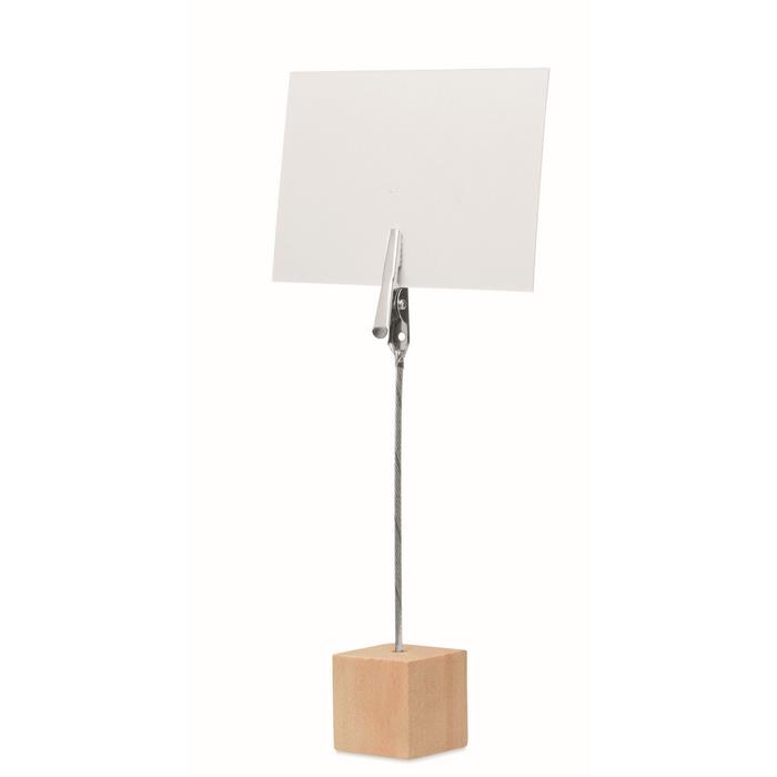 Pine wooden clip holder HELLO CLIP