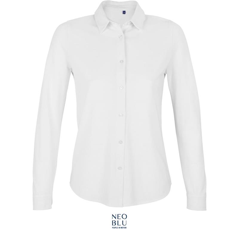 Piqué Bluse langarm Basile Women