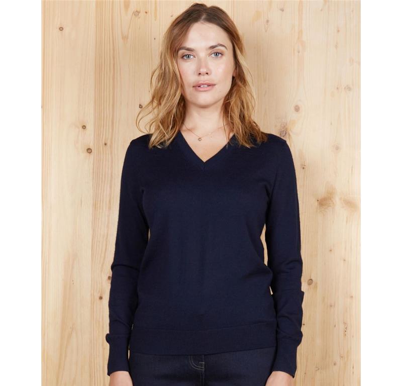 Damen V-Ausschnitt Pullover Sullivan Wom