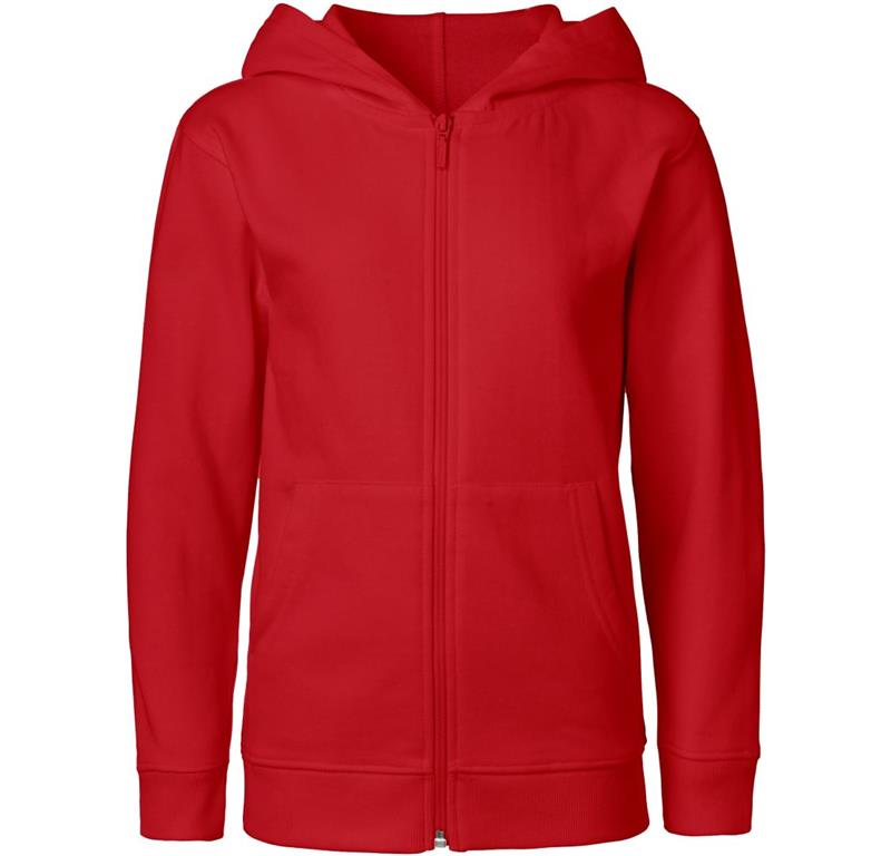 Kids Organic Hooded Sweat Jacket O13301