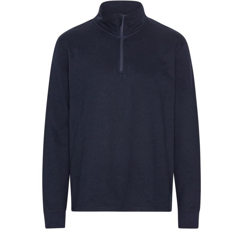 Herren Bio Sweater mit 1/4 Zip Neutral |