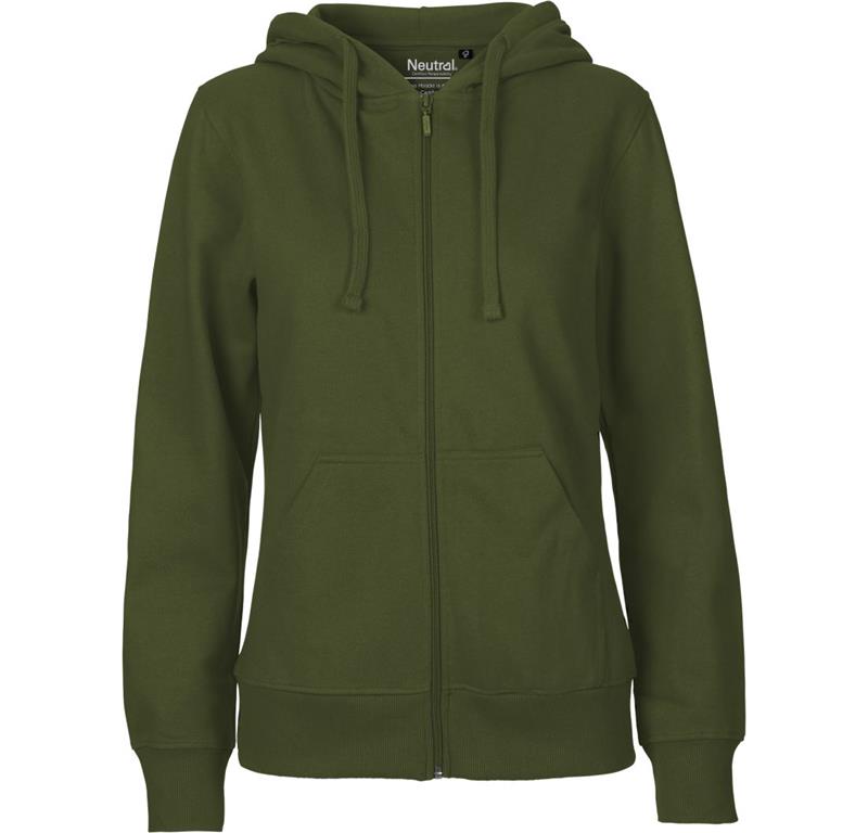 Damen Bio Kapuzen Sweatjacke O83301