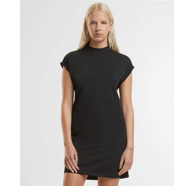 T-shirt Dress with stand-up collar New M