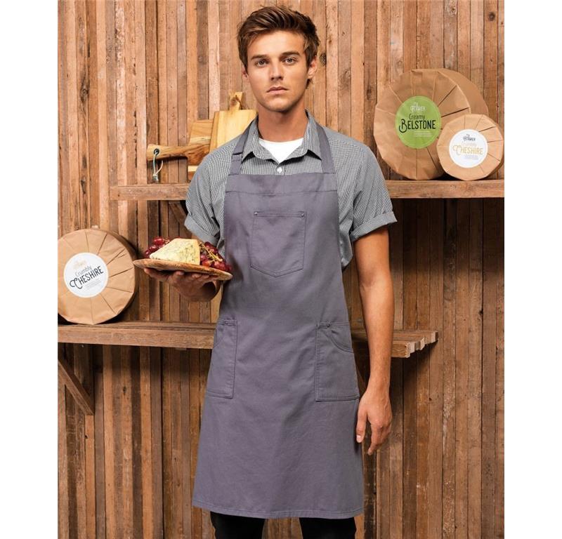 Cotton Bib Apron "Chino" PR132