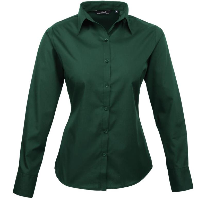 Ženska srajca z dolgimi rokavi PR300