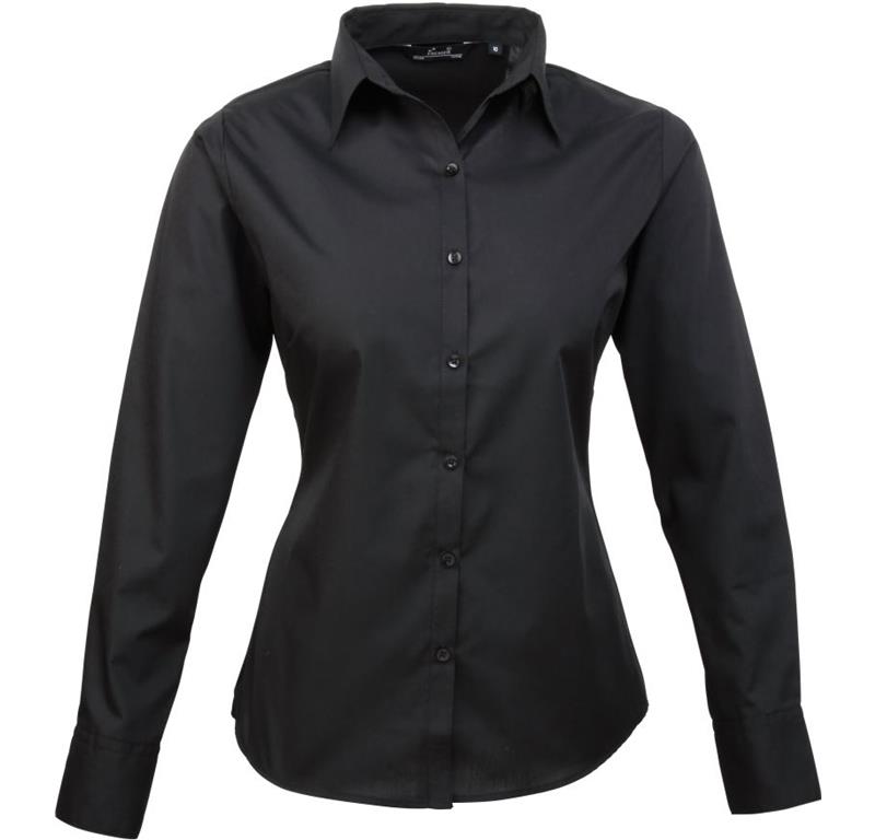 Popeline Bluse langarm PR300