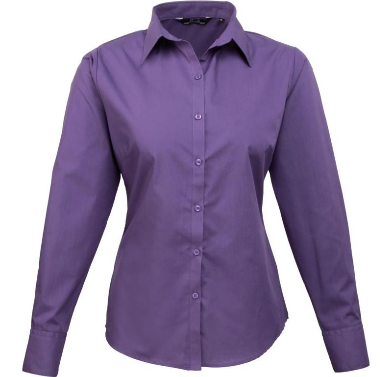 Poplin Blouse long-sleeve PR300