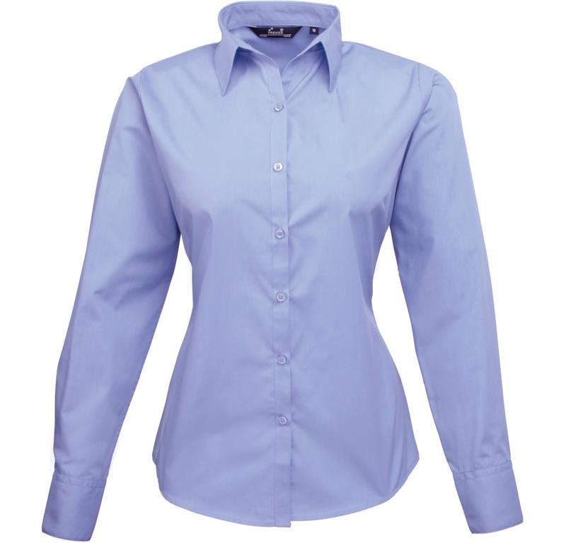 Popeline Bluse langarm PR300