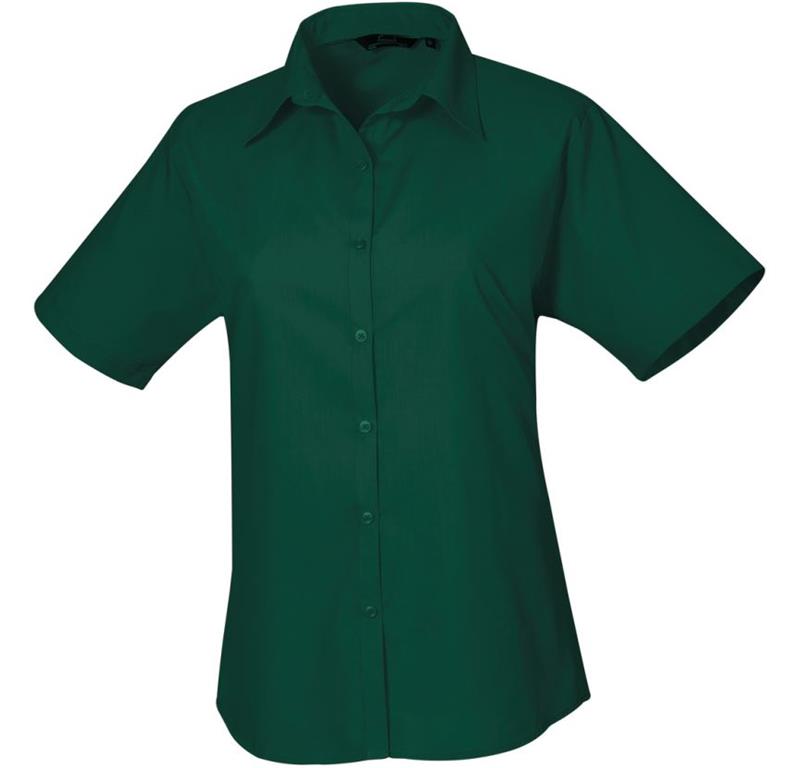 Popeline Bluse kurzarm PR302