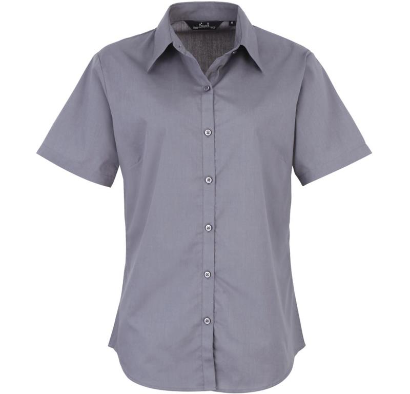 Popeline Bluse kurzarm PR302