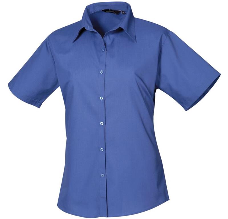 Popeline Bluse kurzarm PR302