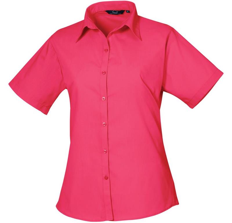 Poplin Blouse short-sleeve PR302