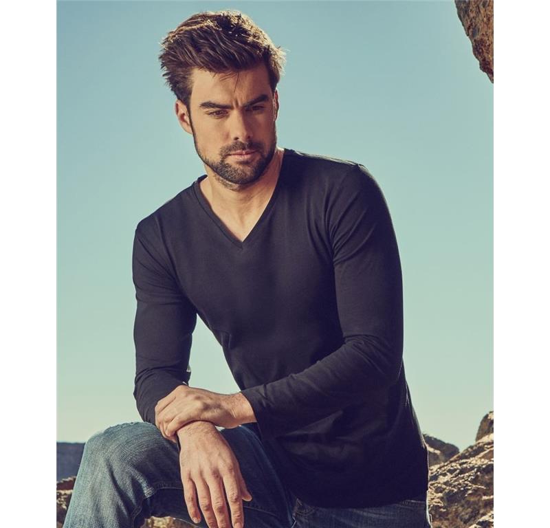 Moška majica V-izrez dolg rokav X.O 1460