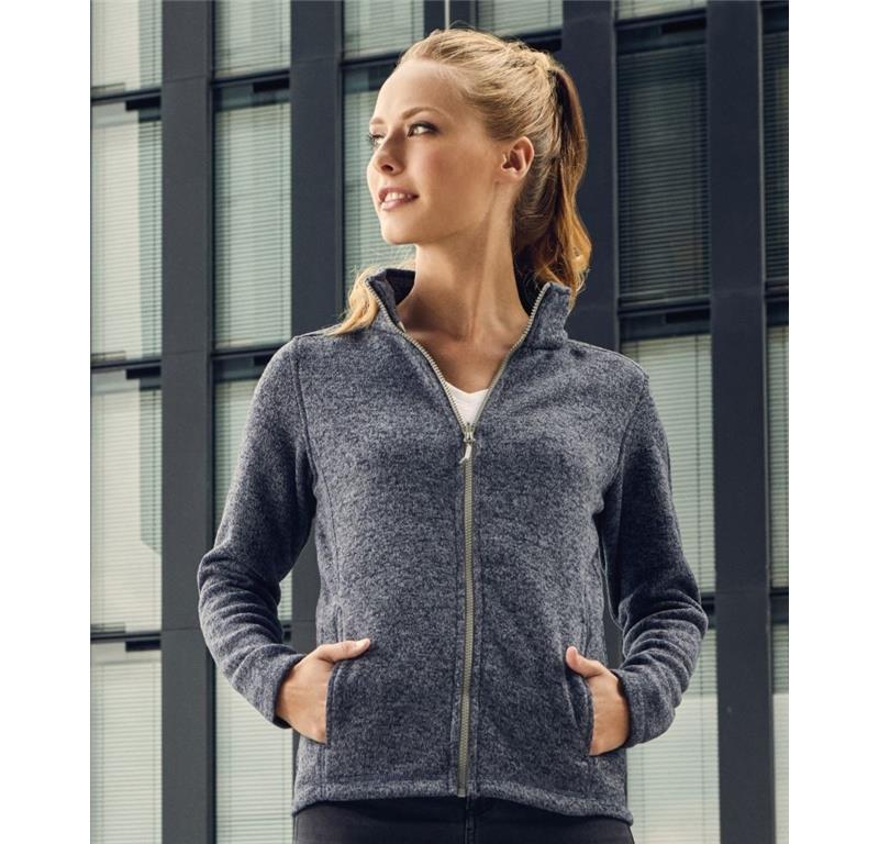 Ženska pletena flis jakna 7725