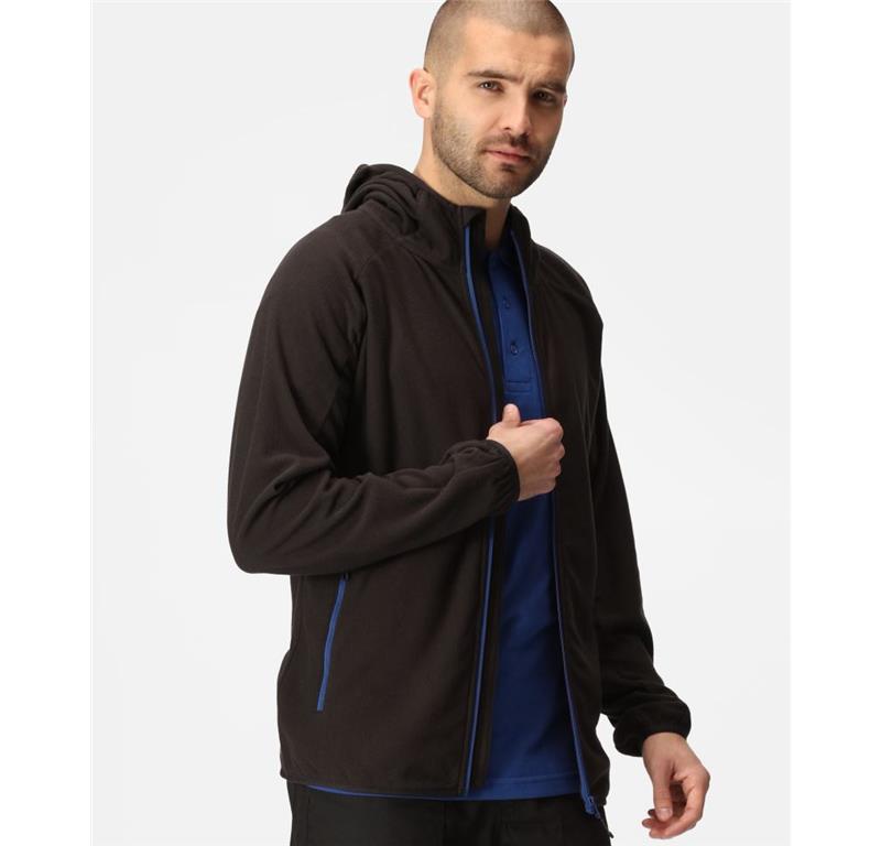 Hooded Structure Fleece Jacket "Navigate