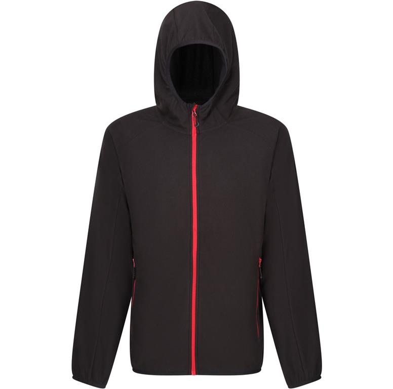 Hooded Structure Fleece Jacket "Navigate