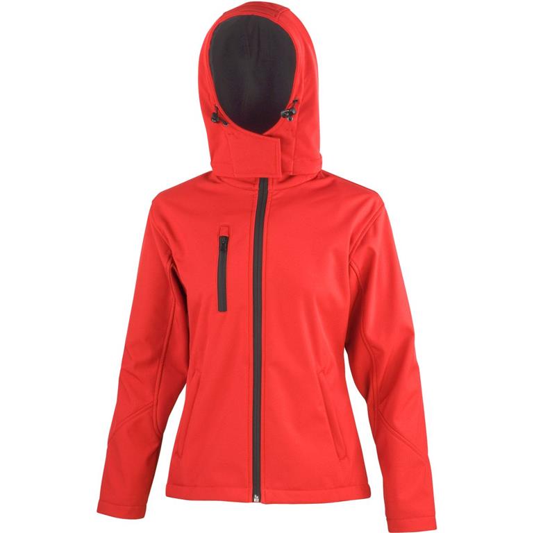 Ženska softshell jakna s kapuco R230F