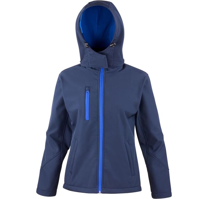 Ženska softshell jakna s kapuco R230F