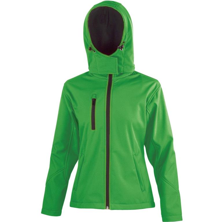 Ženska softshell jakna s kapuco R230F