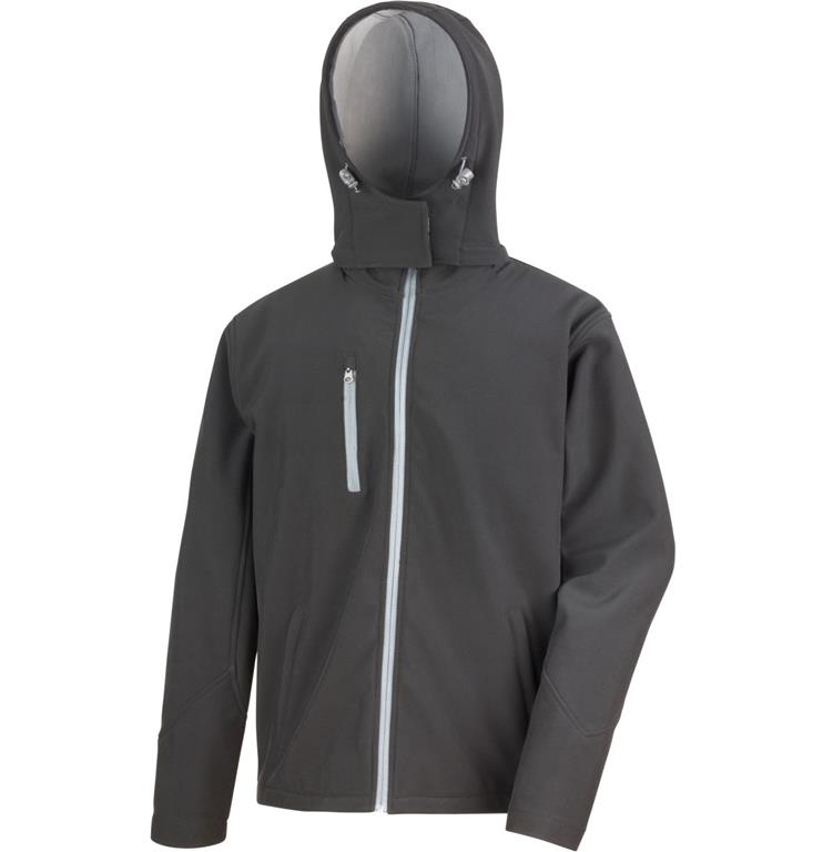 Moška softshell jakna s kapuco R230M