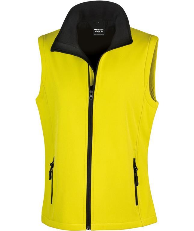 Damen Printable Softshell Gilet R232F