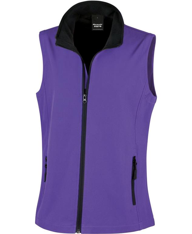 Ženski softshell brezrokavnik R232F